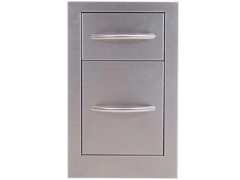 Cal Flame BBQ07868P – 2‑Drawer Deep Storage Cabinet