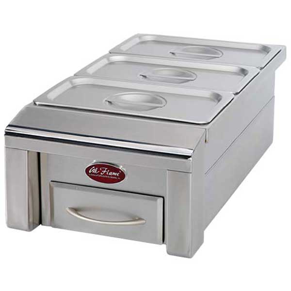 Cal Flame BBQ07888P – 12″ Drop-In Stainless Steel Food Warmer