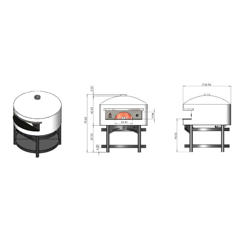 Forno Classico Colosso 120 – Commercial Wood / Gas Oven