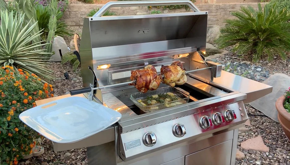 KoKoMo Grills 4‑Burner Rotisserie Kit – KO‑BAKRA