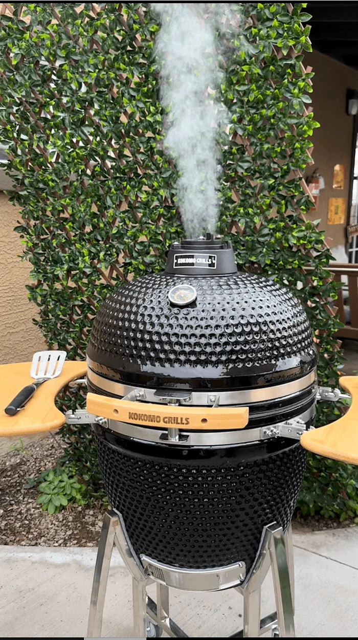 KoKoMo Grills 21-Inch Ceramic Kamado BBQ Grill
