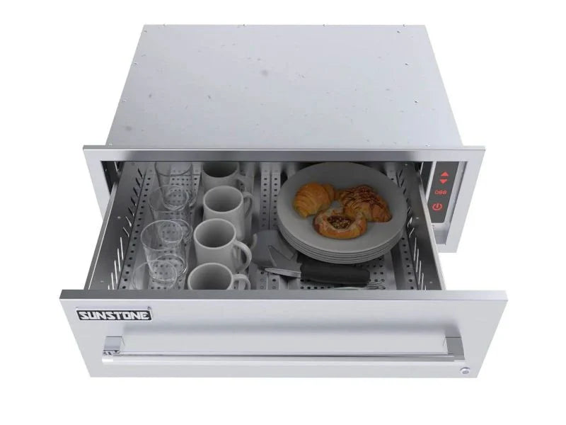 Sunstone Metal 30" Built-In Electric Warming Drawer